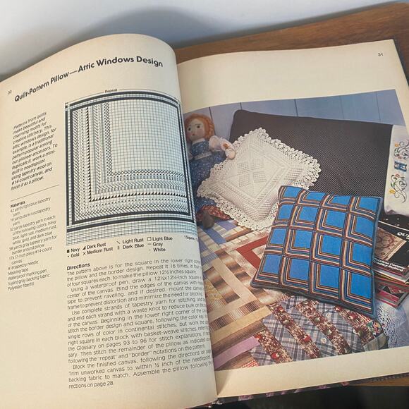 Vintage 1978 Better Homes & Gardens Needlepoint Hardcover Book - Picture 5 of 7
